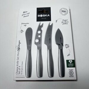 BOSKA Cheese‎ Knife Set Mini Copenhagen 4-piece stainless steel Cutlery